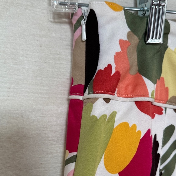 Talbots Floral A-Line Skirt - Multicolor 4 petite - Picture 5 of 6